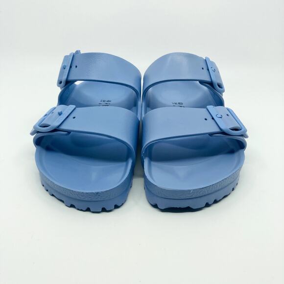 Birkenstock Arizona EVA Sandals Size 40 Womens 9 Narrow Fit Dusty Blue Slides - Picture 2 of 10